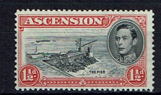Image of Ascension SG 40ba LMM British Commonwealth Stamp